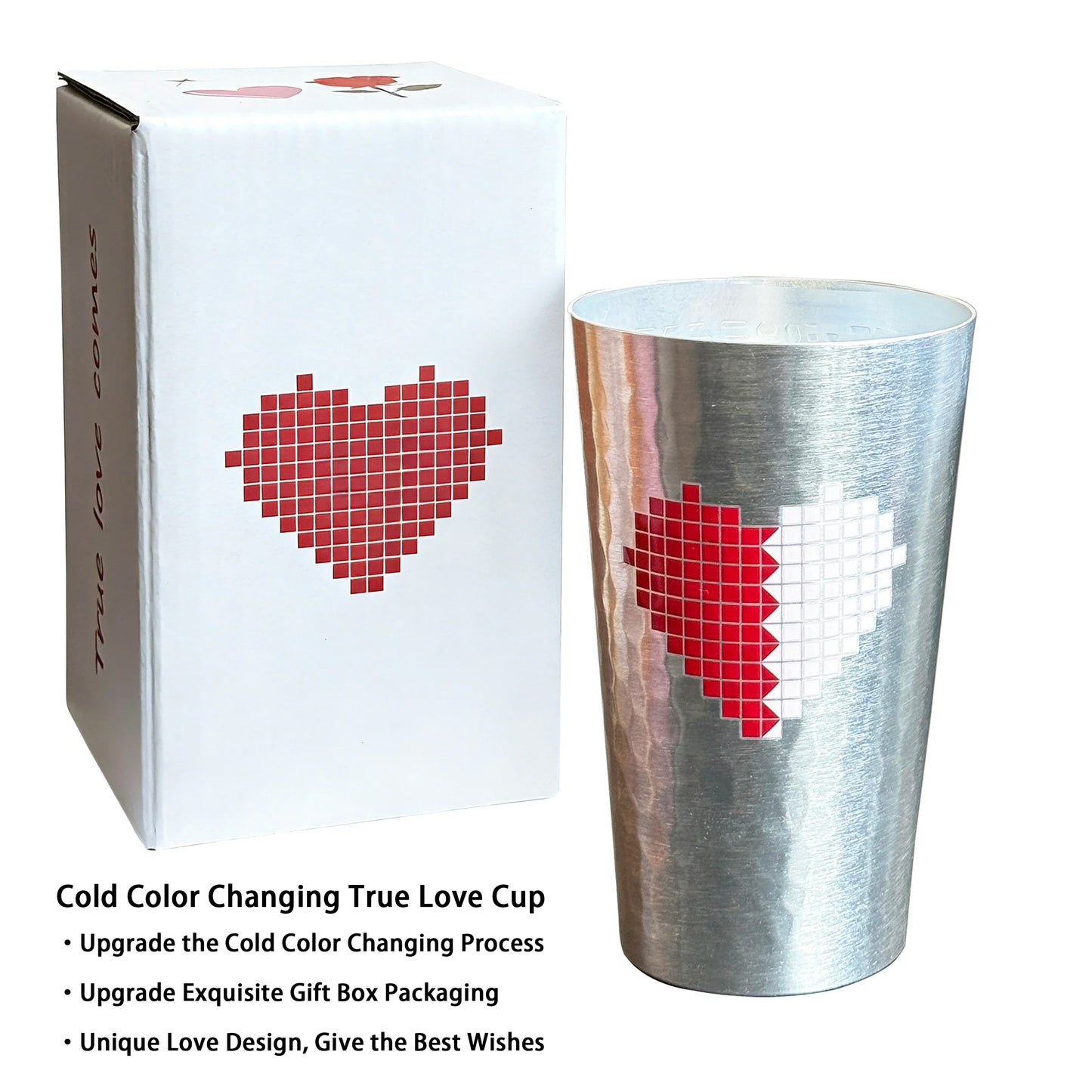Japanese Style Aluminum Beer Mugs Set 450ml, Gold & Silver Reusable Drinking Mug for Beer Water Juice, Outdoor Camping Party