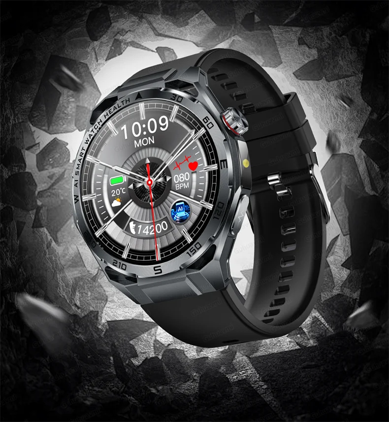 Smartwatch ECG High-End dla mężczyzn Ciśnienie krwi Lipidy Tlen we krwi Analiza ciała Kwas moczowy Monitor Zdrowia Smartwatch dla mężczyzn i kobiet