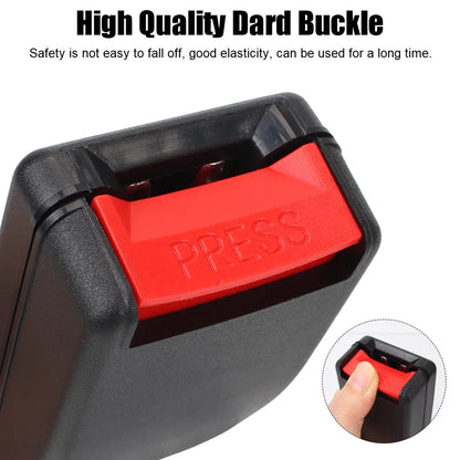 Car Seat Safety Belt Extender Clip Extension  Auto Fasteners Buckle for 20-22MM Tongue Adapter Automotive Accessories Universal