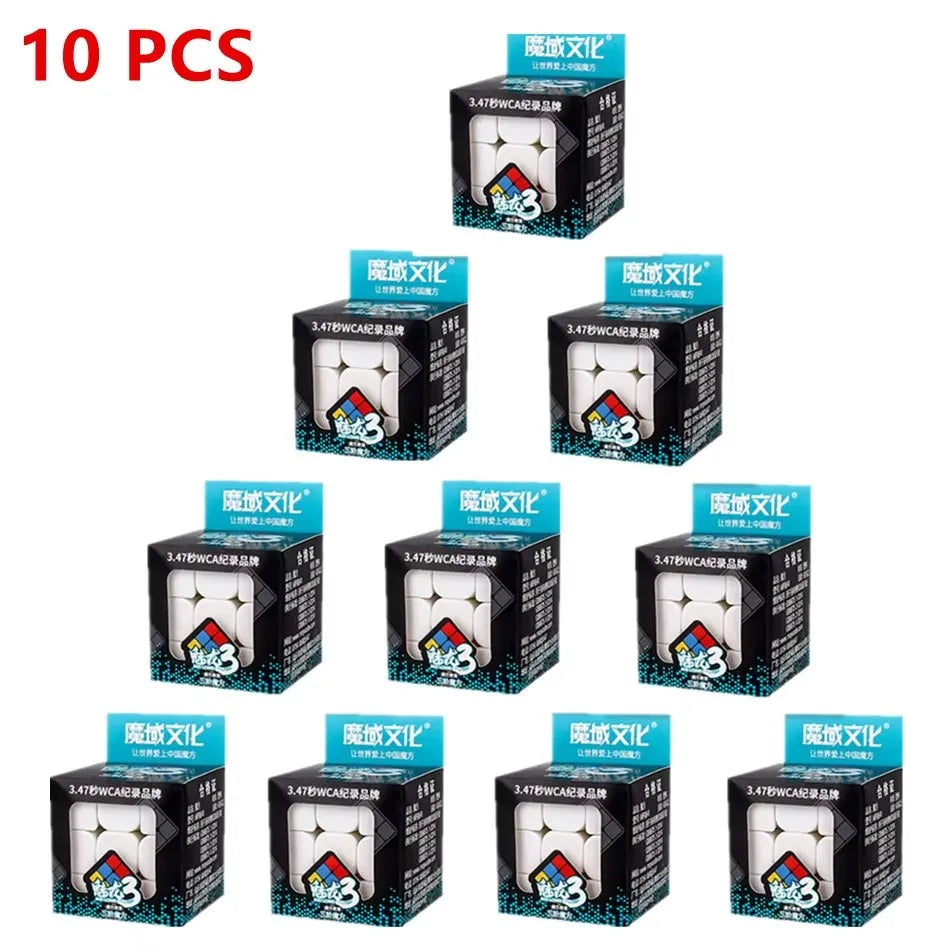 MoYu MeiLong 3x3x3 Stickerless Magic Cubes Speed Puzzle Cubo Magico Adult Toys Game Birthday Christmas Gifts For Children