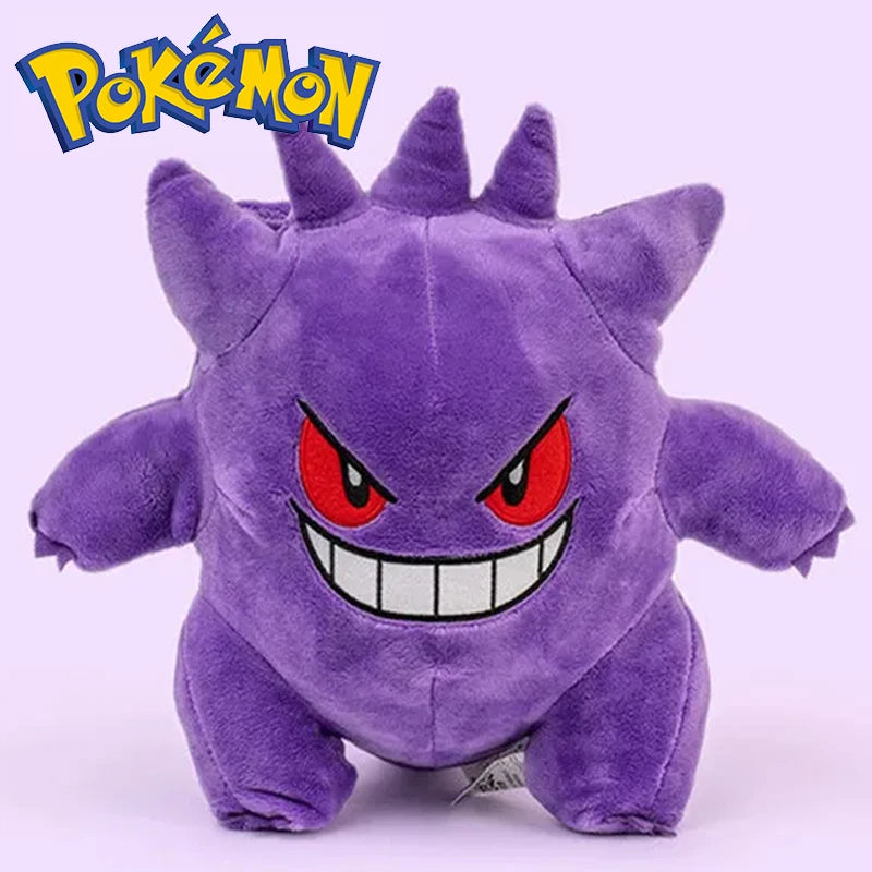 Pokemon Kawaii Gengar Haunter Soft Plush Toys Anime Fire Breathing Dragon Psyduck Pikachu Stuffed Peluche Dolls Birthday Gift