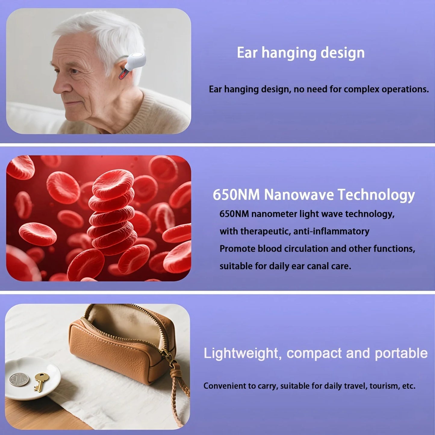Tinnitus Ear Laser Therapy Irradiation Laser Physical Earplug Otitis Media Assist in the treatment of Deafness Treatment