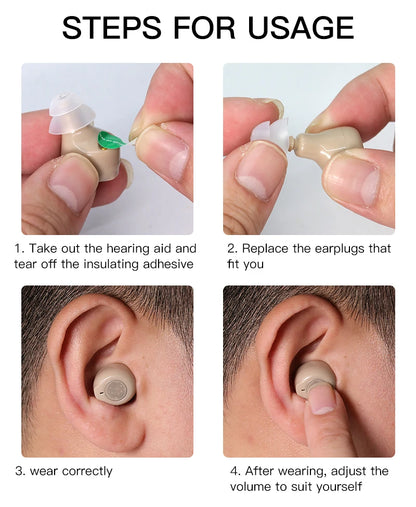 Good Prices Rechargeable Portable Mini Sound Amplifier ITE Hearing Aid For The Deaf