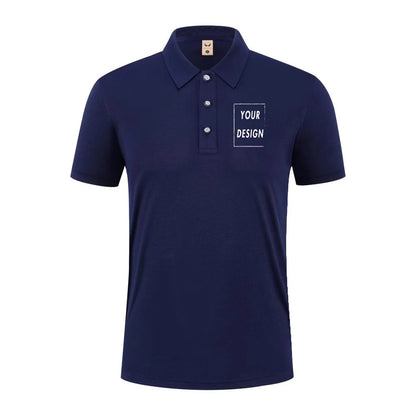 2025 Summer Causal Polo Shirt Custom Logo Printed Text Picture Brand Embroidery Personal Design Breathable Men And WomenTops