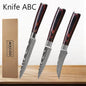 WXCOO Boning Knife Professional Kitchen Knives Stainless Steel Knife Paring Cooking Knives Fruit Peeling Meat Cleaver Knife