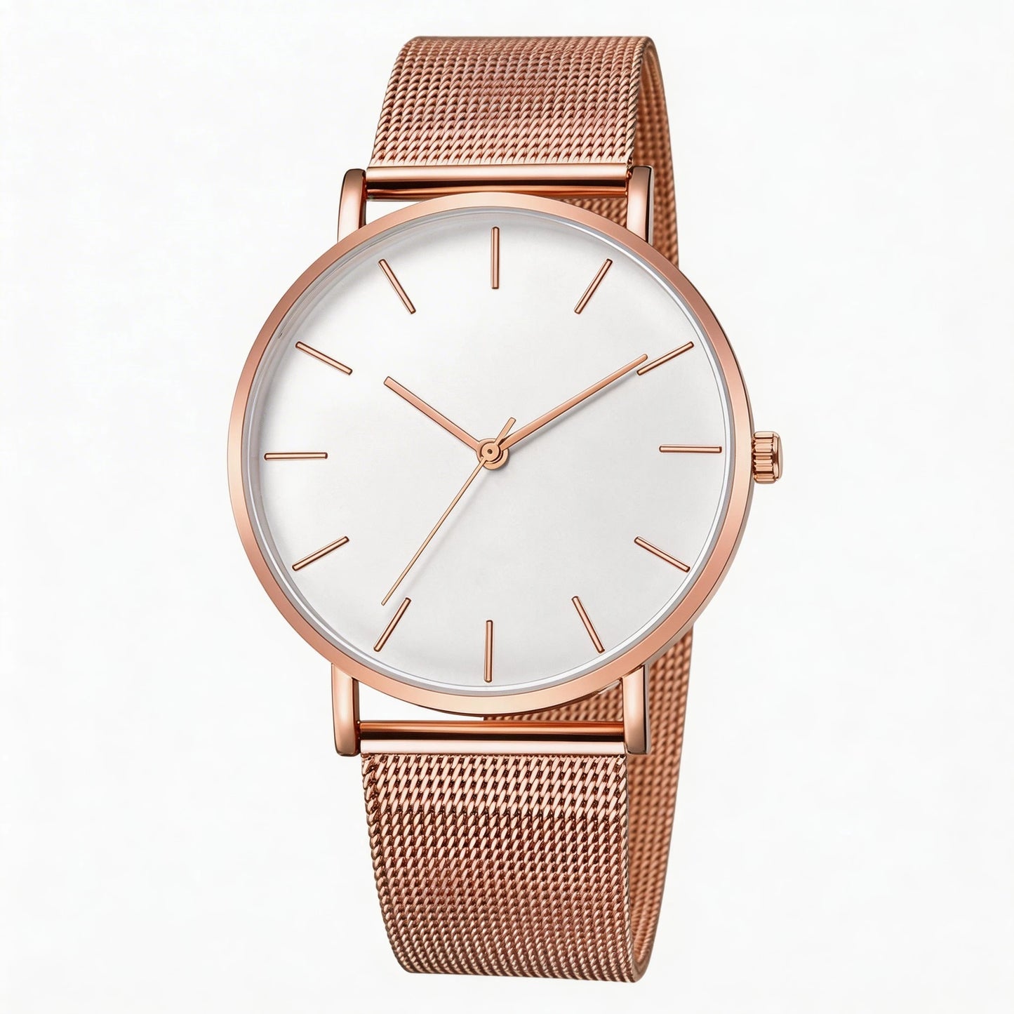 Ultra-thin Fashion Watch Women Luxury Metal Mesh Belt Ladies Quartz Wristwatches Minimalist Elegant Woman Watches reloj mujer