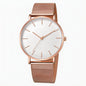 Ultra-thin Fashion Watch Women Luxury Metal Mesh Belt Ladies Quartz Wristwatches Minimalist Elegant Woman Watches reloj mujer