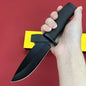 Outdoor Straight Knife, Non-slip Handle, Nylon Sleeve, Utility Knife, EDC Knife, High Hardness Fixed Blade Knife for Rescue