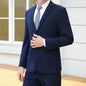 New Mens Blazer Pants Set Italian Style Slim Solid Color Fashion Smart Casual Business Gentleman Suit For Wedding Groom Best Man
