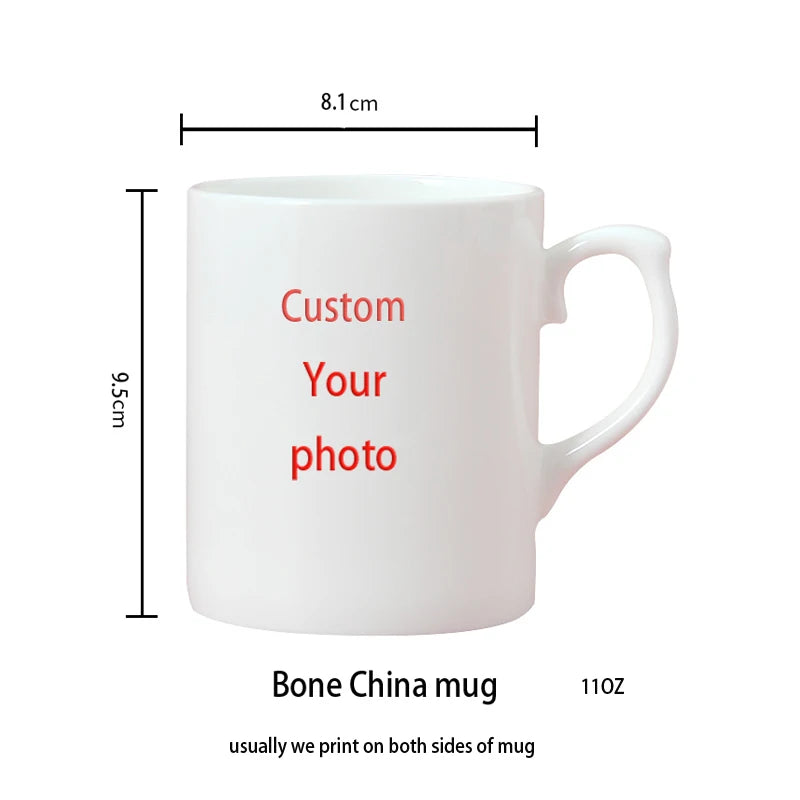 Customize Photo Black Coffee Mug - Personalized Dog Cat Familay Lover Photos Cup Tea Cup with Names Mothers' Day Surprised Gift