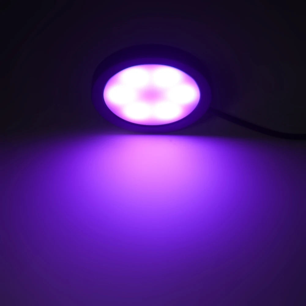 24Key Remote RGB Under Cabinet Light 5V USB Switch 1 2 4 6 Lights Kit Slim Lamp for Kitchen Display Case Home Bar Desk Accent