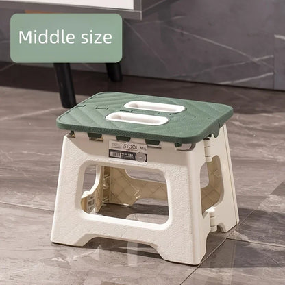 Simple Office Stool, Fashionable, Beautiful, Sturdy and Durable, Folding Stool for Home Use, Easy to Store, Office Folding Stool