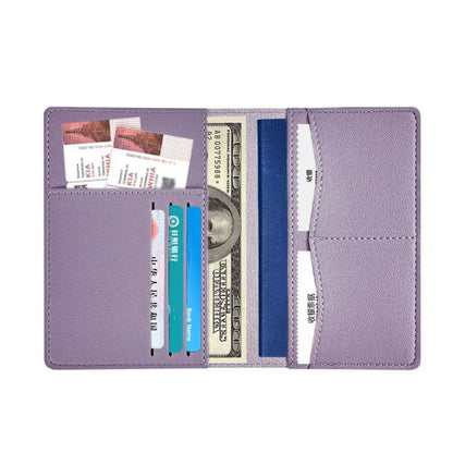 Travel PU Passport Cover Multiple Card Slots Passport Bag Bussiness Ticket Holder Passport Holder Case Travel Accessories