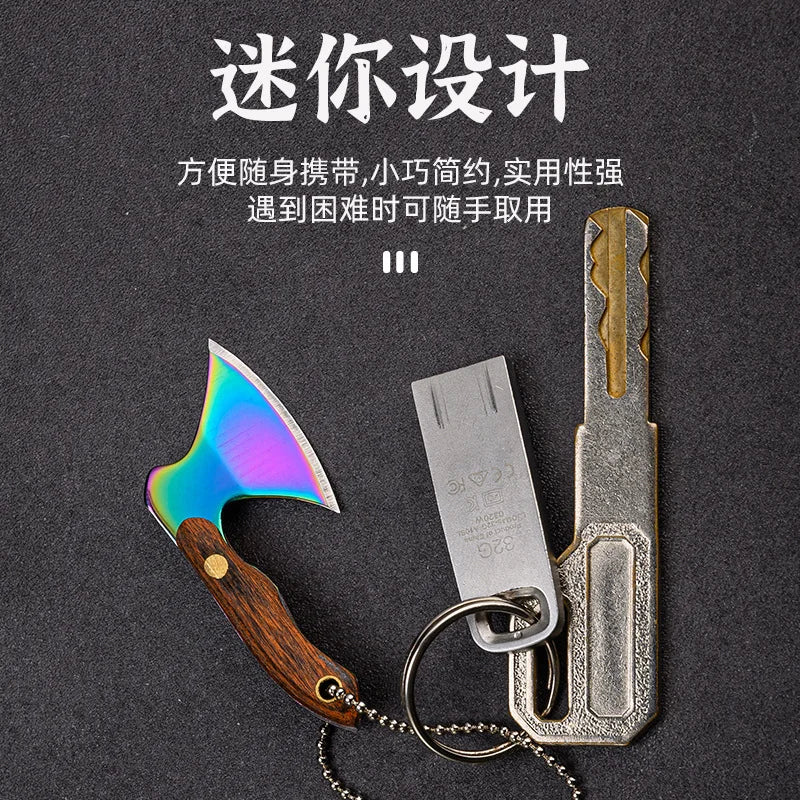 EDC Mini Knife Sharp Mini Kitchen Knife Gift Carry Pocket Knives Unboxing Tool Portable Paper Cutting EDC Fixed Keychain Knife