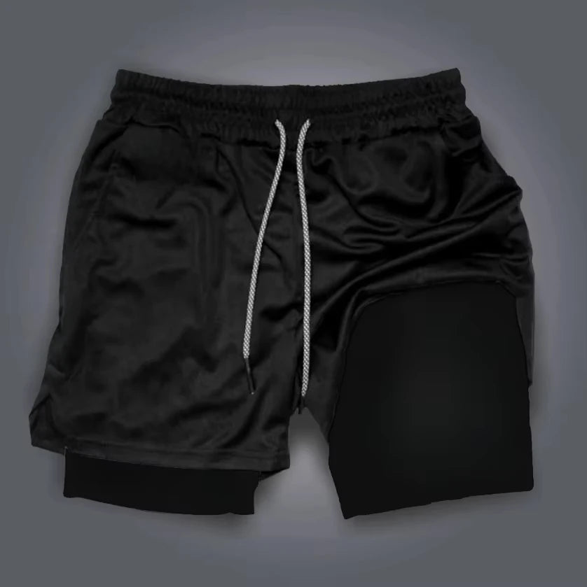 Pokémon Game 2-in-1 Shorts Summer/Autumn Men's and Women's New Joint Sports and Fitness American Trend Double-layer Shorts