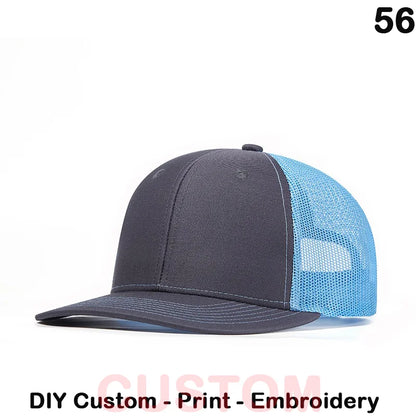 Fedoryn Custom Embroidery Baseball Cap for Men and Women DIY Design Mesh Cap LOGO Print Hat Quality Truck Hat Wholesale Unisex