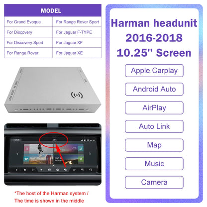Android Auto Wireless Carplay For Land Rover/Jaguar/Range Rover/Evoque/Discovery 2012-2018 Multimedia Navigation Car Player