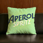 Brand A-Aperol L-Logo S-Spritz Cushion Cover Natural Linen Pillowcase Set, All-in-One Decor for Sofa, Bedroom & Chair