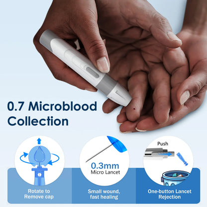 LinkSun G-425-1 Blood Glucose Meter Kit 50/100pcs Test Strips Lancets for Diabetes Monitor Digital Glucometer Blood Sugar Meter