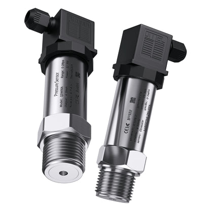 200bar 400bar 600bar NPT1/4 Water Oil Fuel Diesel Pressure Transmitter 4-20mA RS485 0-10V 0-5V Hydraulic Pressure Sensor QDX50A