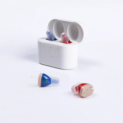 Invisible Rechargeable Sound Amplifier C400 Best Hearing Aids for Deafness Elderly Adjustable Micro Hearing Aid