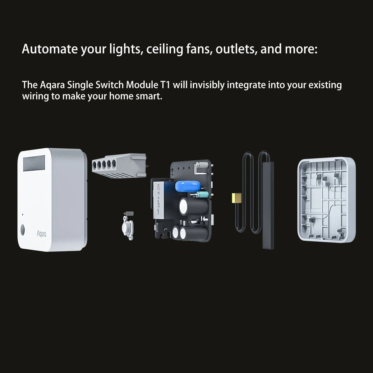 Aqara Single Switch module T1 Zigbee 3.0 No Neutral Single Channel Relay Controller for Smart Home Timers Remote Control Homekit