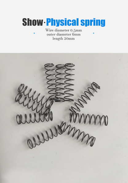 10 sztuk/partia Micro Mała Sprężyna Ściskana 0,5mm/0,6mm/0,7mm Średnica Zewnętrzna 4-12mm Długość 5mm do 50mm Naprawa Narzędzi Chirurgicznych i Elektroniki