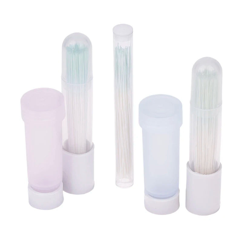 Cotton Thread Ear Hole Aftercare Tool Kit Disposable Earrings Hole Cleaner Pierced Ear Cleaning Set Solution Floss