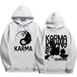 KPOP 4th Album "KARMA" Same Style Unisex Oversized Hoodie FELIX HAN BANGCHAN CHANGBIN HYUNJIN LEE KNOW K-POP Merchandise Apparel