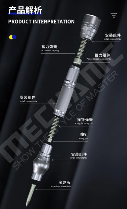 MECHANIC iRock5 Camera back glass crack pen for iPhone X -16 Pro Max mobile phone back glass cover removal repair tool