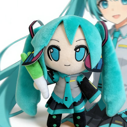 NEW 2026 Hatsune Miku Fufu Plush Doll Fuwafuwa Anime Kawaii Cute Cool Toys Dolls Plush Room Car Desk Decor Birthday Gift For Fan