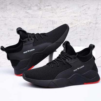 Breathable Mesh Summer Men Platform Sneakers Lightweight Casual Loafers Shoes for Running Tennis Hiking Outdoor Daily Wear