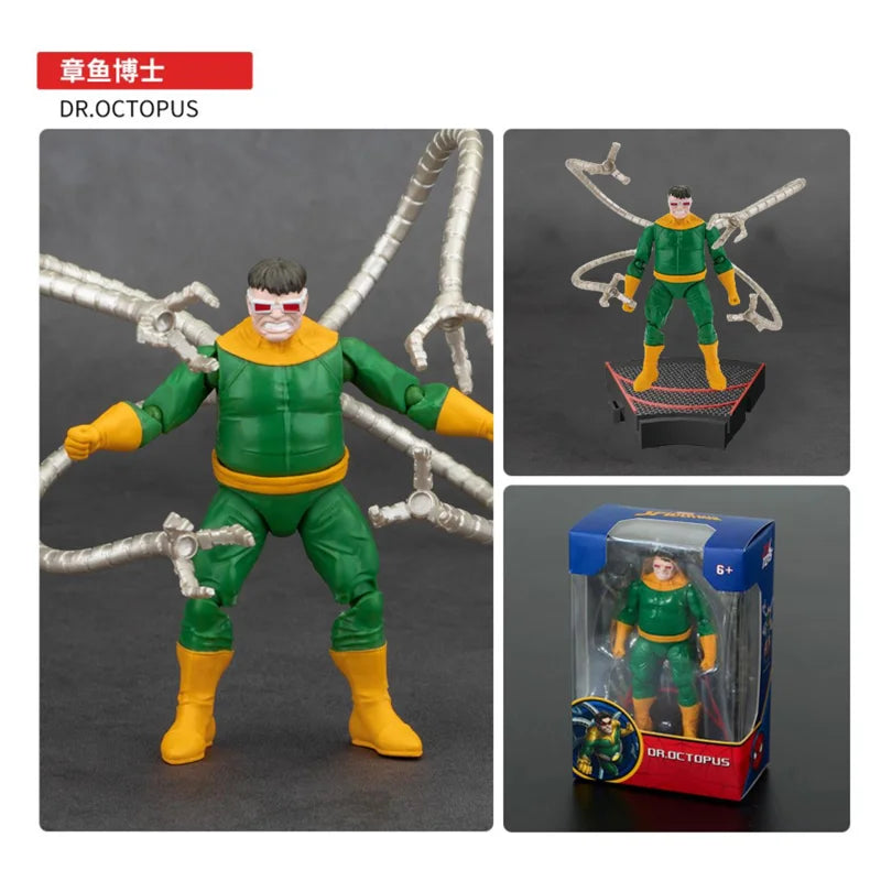 ZD Toy Spider-man BASE AGGREGATION GAMEPLAY ELECTRO GREEN GOBLIN Miles Morales Collection Infinity Saga Figure Toy