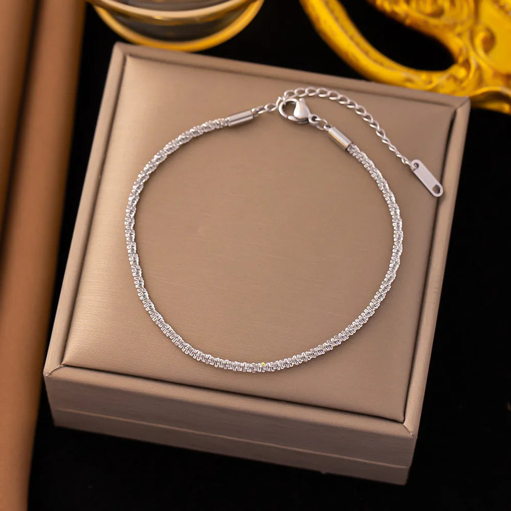 Fine 925 Sterling Silver Crystal Bracelets For Women Fashion Vintage Knot Adjustable Charm Bracelets Party Wedding Jewelry Gifts