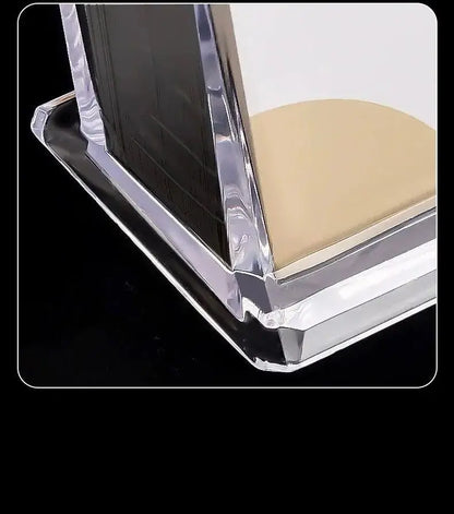 Business Card Stand Creative Transparent Acrylic Card Storage Box Business Large Capacity Card Box