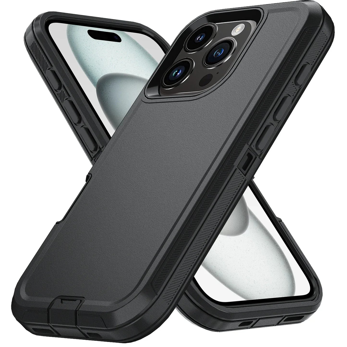 Otter Armor Box Shockproof Defender Phone Case for Iphone 16 11 12 13 14 15 Pro Max XSMAX 7 8 SE2 16E Hard Back Cover with Clip