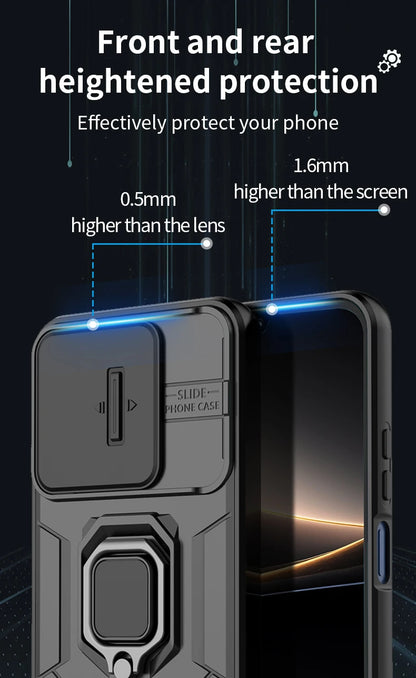 For Xiaomi Redmi 15C 4G 171mm Case Shockproof Armor Magnetic Holder Ring Case For Redmy 15C 15 C Redmi15C 4G Lens Protect Cover
