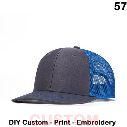 Fedoryn Custom Embroidery Baseball Cap for Men and Women DIY Design Mesh Cap LOGO Print Hat Quality Truck Hat Wholesale Unisex