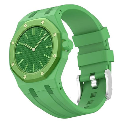 PC Case+Silicone Strap for Swatch X AP Royal Pop Pocket Watch Changer To Wristwatch Integrated Modification Accessories