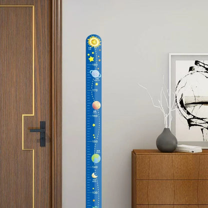 Cute Cartoon Height Sticker Unicorn Dinosaur Giraffe Wall Height Measuring Ruler Stickers For Kids Room Kindergarten Decor