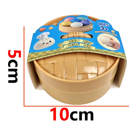 Colorful Glitter Dumpling Blind Box Squishy Relaxing Relieve Anxiety Antistress Enhance Happiness Rebound Squeeze Reliever Toy
