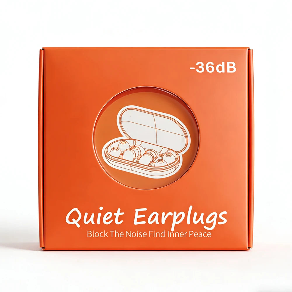 36dB Noise Cancelling Ear Plugs for Sleeping for Side Sleepers - Reusable Sound Blocking Protection for Snoring, Travel & Focus