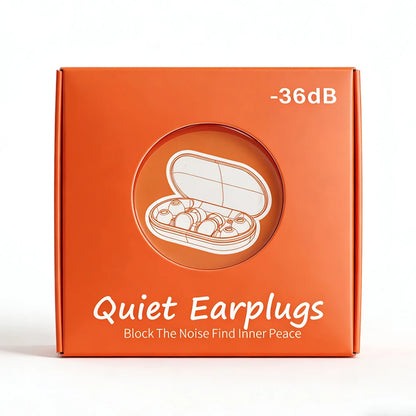 36dB Noise Cancelling Ear Plugs for Sleeping for Side Sleepers - Reusable Sound Blocking Protection for Snoring, Travel & Focus