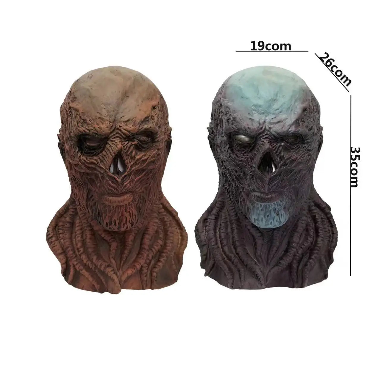 Realistic Full Head Vecna Cosplay Mask Latex Costume Props for Adult Party Masquerade Carnival Themed Gatherings gift