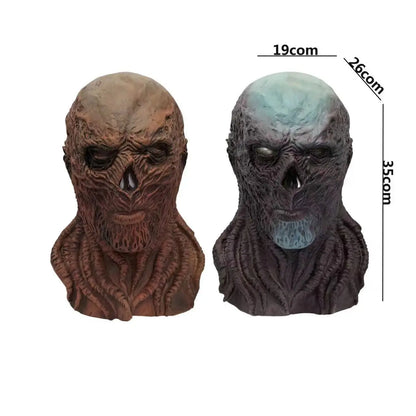 Realistic Full Head Vecna Cosplay Mask Latex Costume Props for Adult Party Masquerade Carnival Themed Gatherings gift