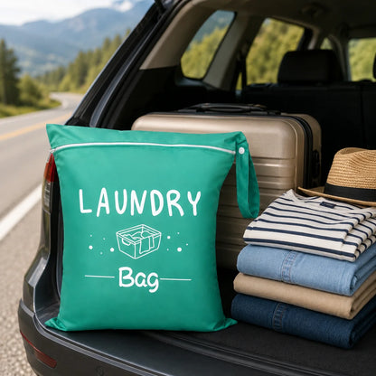 Portable Dirty Clothes Storage Bag Laundry Bags Oxford Waterproof Storage Pouch For Swimming Fitness Beach Clothes Organizer Bag