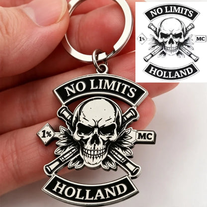 Customized Engraved Hip‑Hop Brooch Cool Stylish Personalized Unique Badge Gift for Motorcycle Lovers Bikers Men Accessories