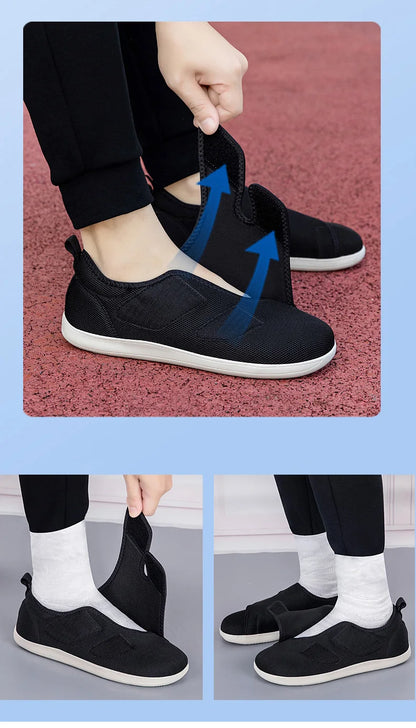 Men Shoes Casual Orthopedics Wide Feet Swollen Shoes Thumb Eversion Adjusting Soft Diabetic Shoe Walking Shoes For Women Unisex