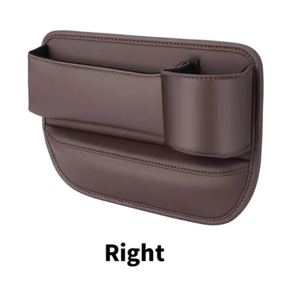 Leather Car Seat Sewn Gap Crevice Slot Storage Box Cup Holder For BMW E46 F30 E60 E90 F10 X5 E70 E39 E36 E87 X7 E92 E91 E28 X3 X