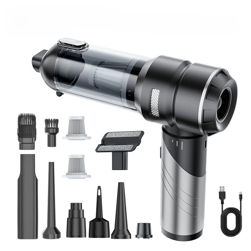 Portable Wireless Handheld Car Vacuum Cleaner Brushless High Power Air Duster Cleaner For Vehicle And Household Appliance